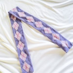 Express purple scarf Y2K